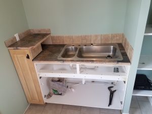 New sink in progress 